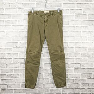 NILI LOTAN French Military Ankle Zip Pants olive green size 2